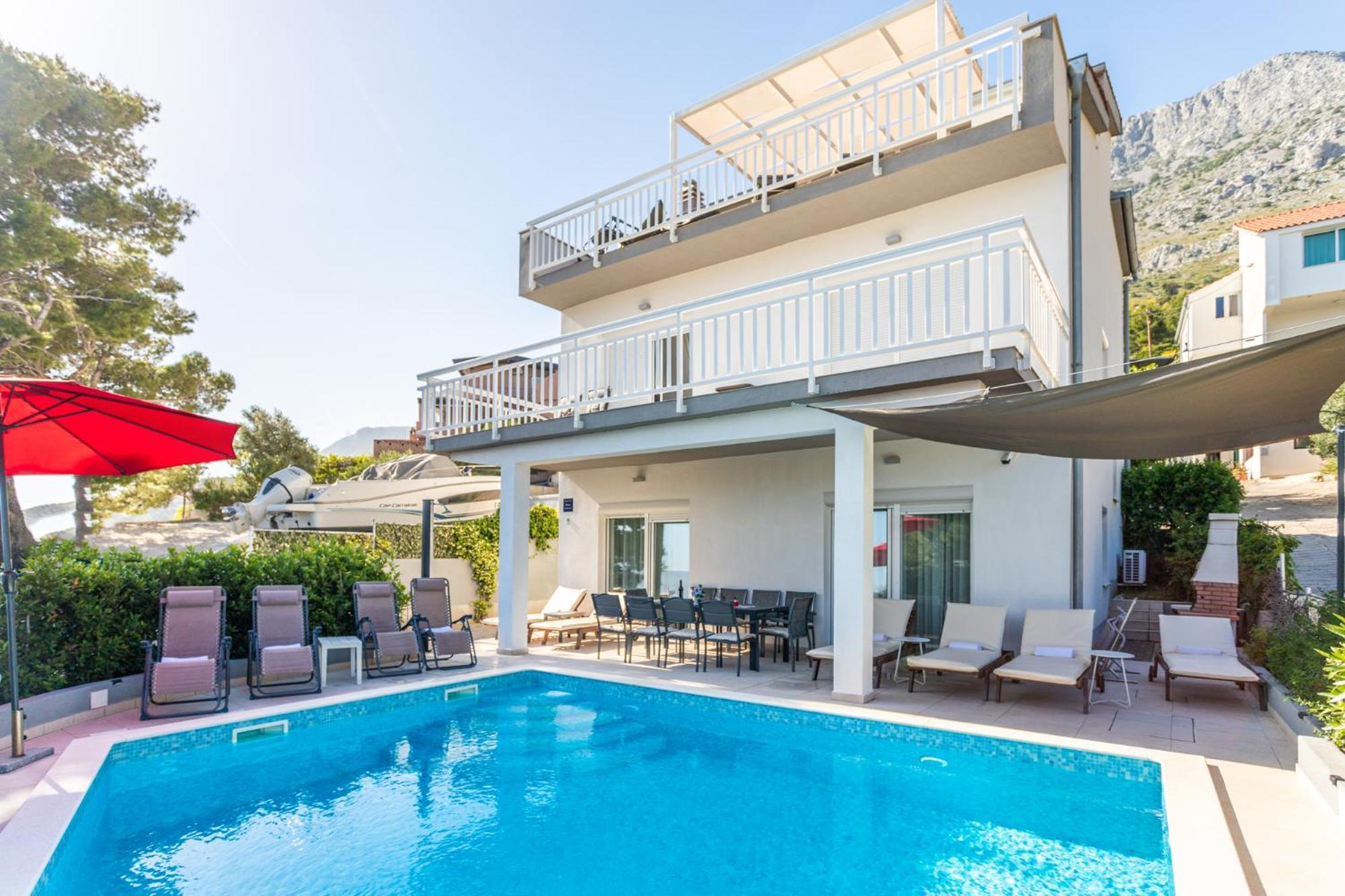 Magnificent Villa With Pool, Hot Tub, Sea View, Sauna ميميتسا المظهر الخارجي الصورة